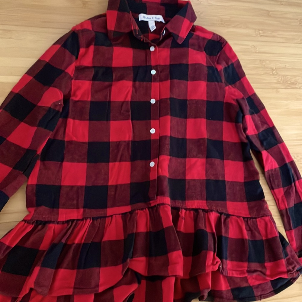 Harlow and Rose buffalo plaid button down